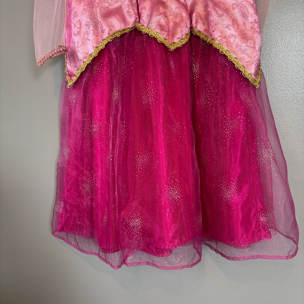 Disney Parks Large Sleeping Beauty Princess Aurora Dress Up Costume Pink - Picture 4 of 6